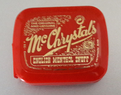 Mc Chrystal's English Menthol Snuff